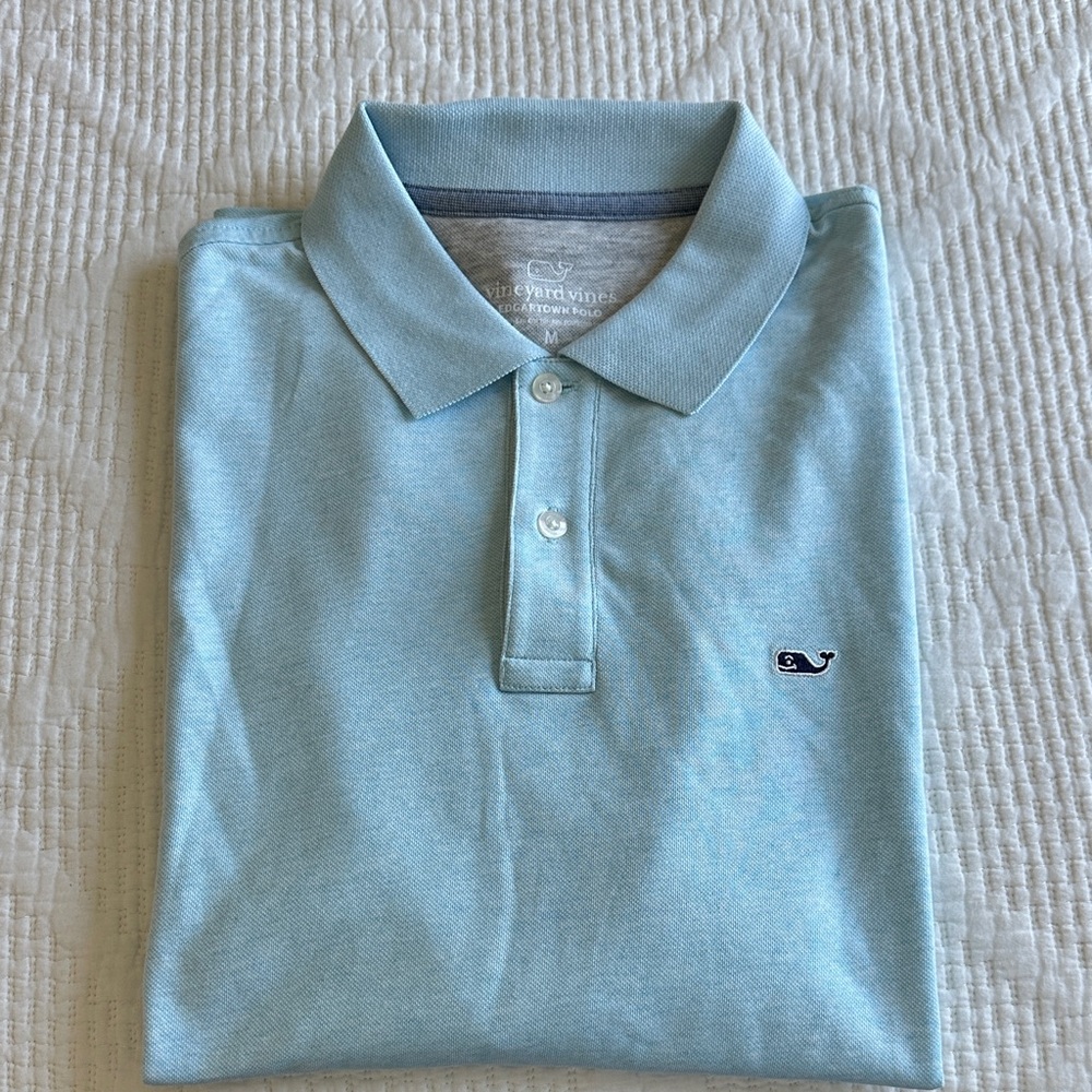 Vineyard Vines Light Blue Edgartown Polo Shirt NWOT